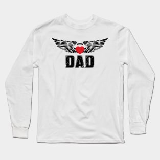 Dad Is An Angel In The Sky (Remember Lost Dads) v2 Long Sleeve T-Shirt